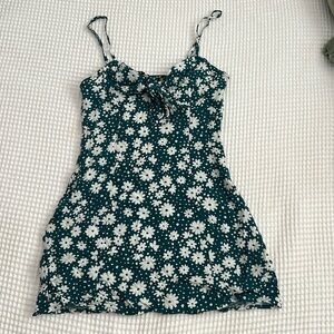 Forever21 Green Dress w/ Flowers